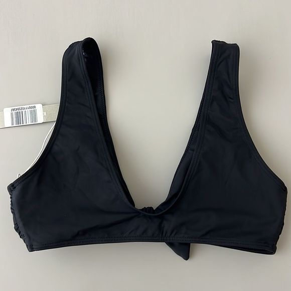 NWT Everlane The Tie-Front Bikini Top in Black
Size S - Picture 5 of 7
